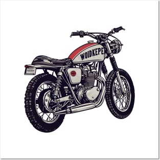 Classic Motorcycle Elegance Posters and Art